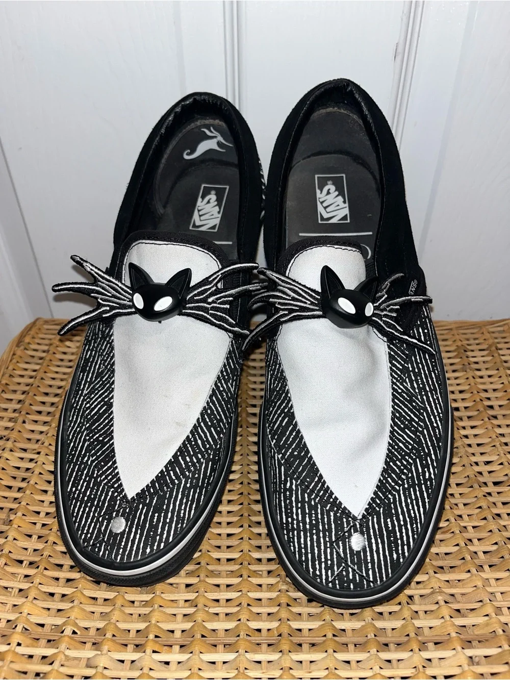 VANS X NIGHTMARE BEFORE CHRISTMAS Jack Skellington slip on sneakers Disney